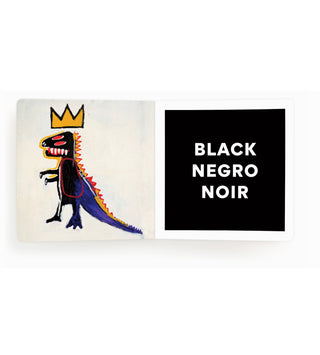 Basquiat Colors Baby Board Book at Design Life Kids DLK