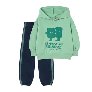 Kids Blue Striped Sweatpants at DLK