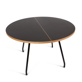 Bent Hansen Primum Table, Black Linoleum NORMODE on Design Life Kids