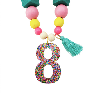 8th Birthday Sprinkles Necklace on DLK