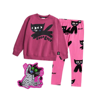 Black Cat Print Clothing at DLK