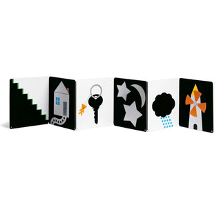 High Contrast, fold out, Black & White Board Book at DLK