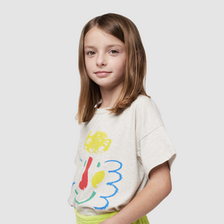 Bobo Choses Kids Happy Face T-Shirt on DLK
