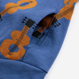 Bobo Choses Kids Acoustic Guitar Zip Hoodie Sweatshirt on DLK