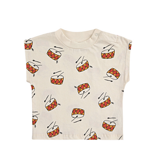 Bobo Choses Kids Play the Drum All Over T-Shirt