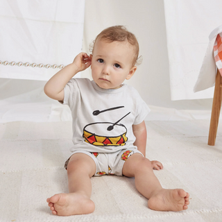 Baby Play the Drum T-Shirt