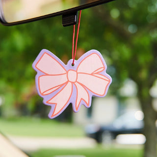 And There We Are Pink & Red Bow Air Freshener at Design Life Kids