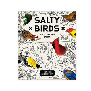 Salty Birds Adults Coloring Book at DLK