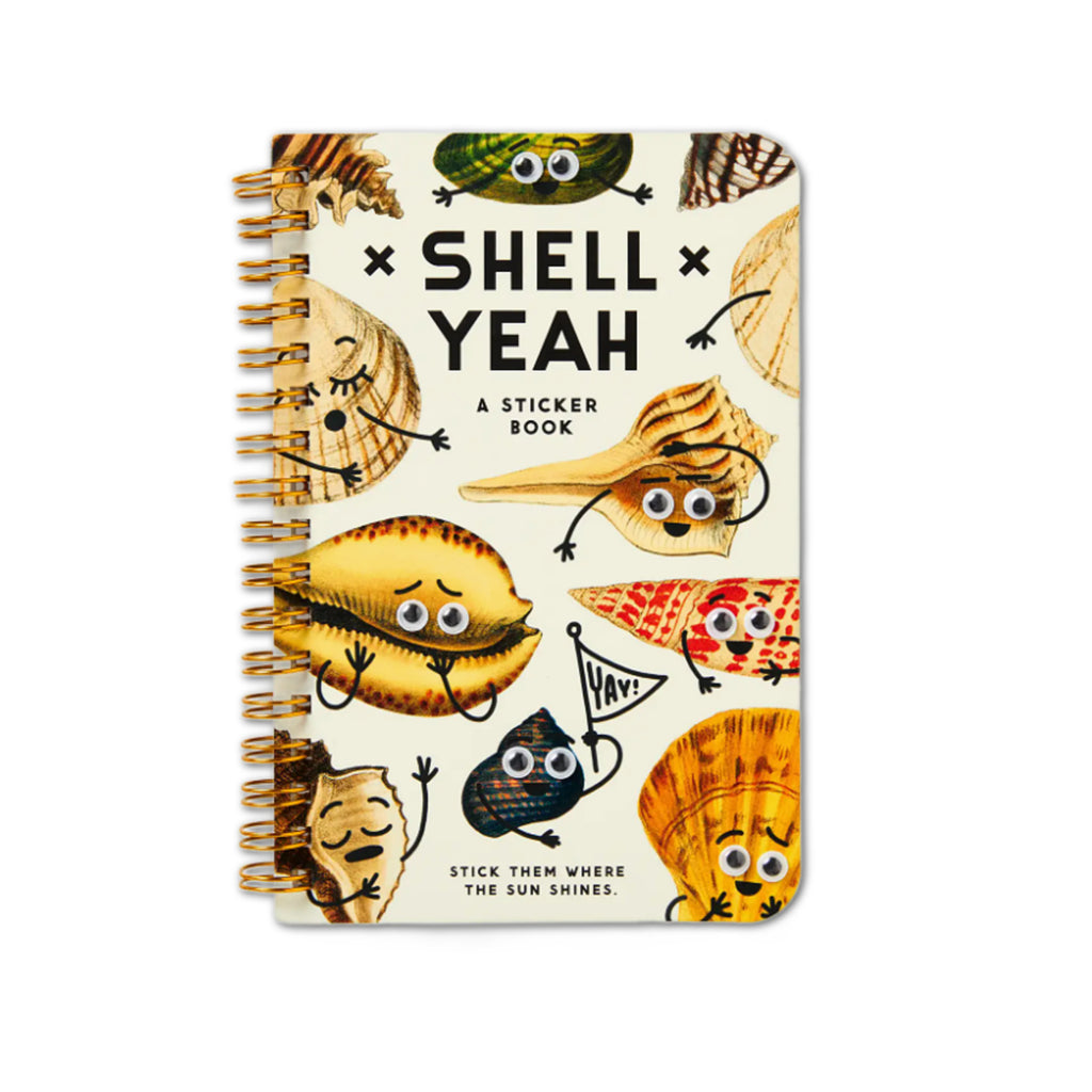 Funny Shell Yeah Sticker Book at DLK – Design Life Kids