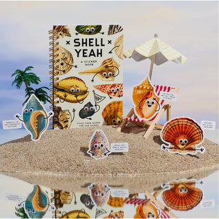 Funny Shell Yeah Sticker Book at DLK