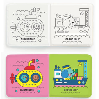 Busy Boats Color Magic Bath Book at DLK