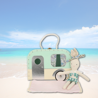 Caravan Bunny Mini Suitcase Doll on DLK