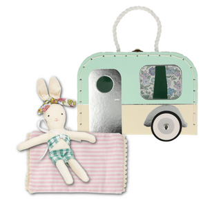 Caravan Bunny Mini Suitcase Doll and Dollhouse Toy on DLK