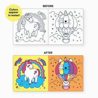 Unicorn Color Magic Bath Book at DLK