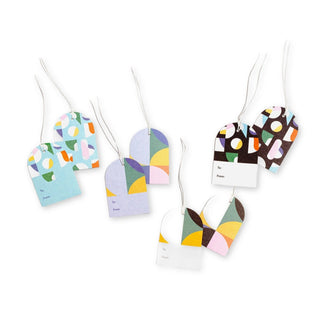 Modern Colorblock Gift Tags at DLK