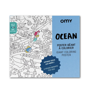 Coloring Poster - Ocean OMY on Design Life Kids