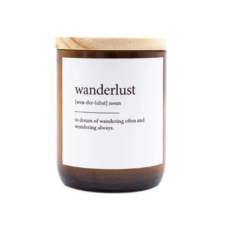 Commonfolk Wanderlust Meaning Candle at Design Life Kids