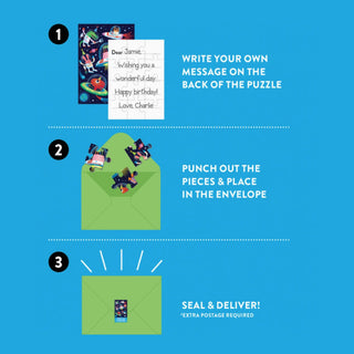 Cosmic Puzzle Birthday Card at DLK