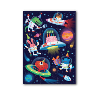 Cosmic Puzzle Birthday Card at DLK
