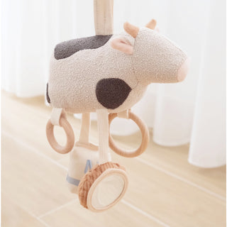 Cow Shaped Rattle for babies and toddlers on DLK