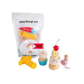 Cupcake Natural Playdough Kit on DLK