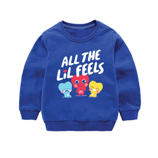All The Lil Feels Crewneck In My Feelings on Design Life Kids
