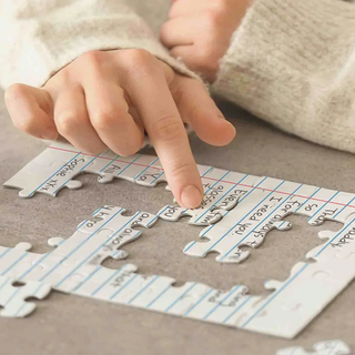 Personalized Letter Puzzle on DLK