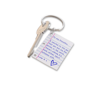 Personalized Letter Keyring