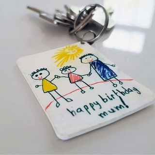 Personalized Little Drawing Keyring
