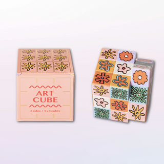 Rubix Cube Art Cube Flower Pop on DLK