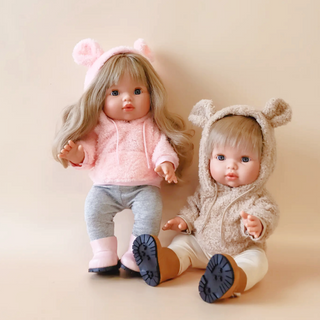 Tiny Threads Doll Teddy Bear Hoodie & Legging Set Tiny Harlow on Design Life Kids