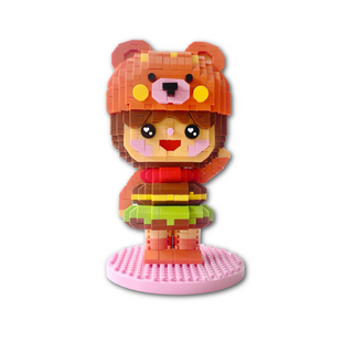 Momiji Burger Bear Mini Bricks on DLK