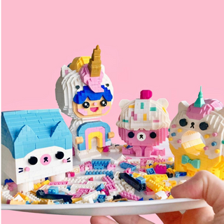 Momiji Rainbow Unicorn Mini Bricks on DLK