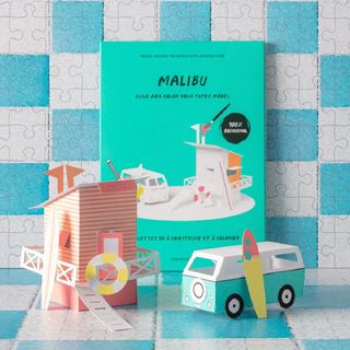 Malibu Paper Model Kit