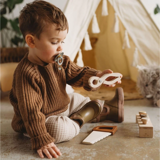 Konges Sloejd Wooden Tool Box Toy on Design Life Kids