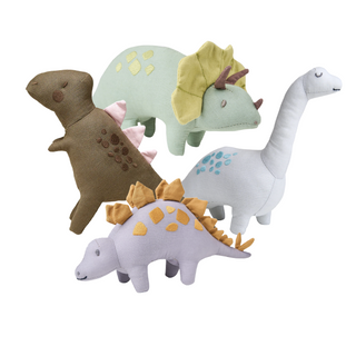 ThreadBear Linen Dinosaur Toy on DLK