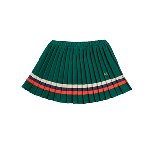 Bobo Choses  Stripes Pleated Woven Skirt on DLK