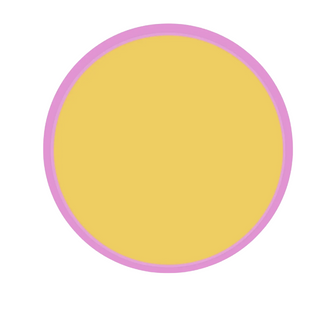 Yellow & Pink Color Blocked Party Plates