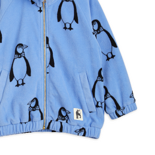 Mini Rodini Penguin Fleece Jacket for kids on DLK