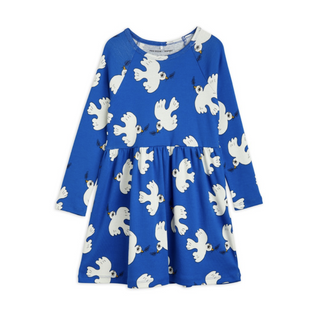 Mini Rodini x Wrangler Peace Dove Dress for Kids on DLK