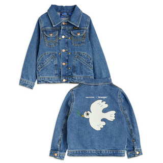 Mini Rodini x Wrangler Denim Jacket for Kids on DLK