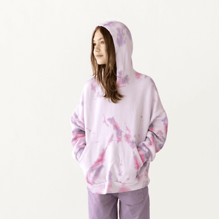 Tye Dye Hooded Sweatshirt Fresh Dinosaurs on Design Life Kids