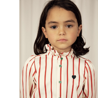 Mini Rodini Stripe Woven Blouse for kids on DLK