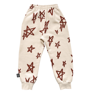 Little Man Organic Cotton Star Sweatpants for kids at DLK