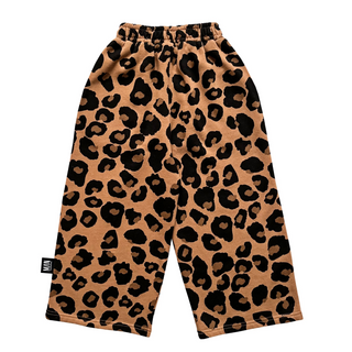 Little Man Leopard Print Jogging Pants for kids at DLK