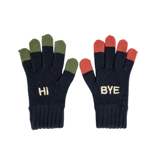 BC Colored Fingers Knit Gloves