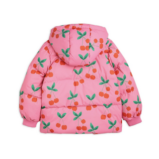Mini Rodini Cherries Puffer Jacket for kids on DLK
