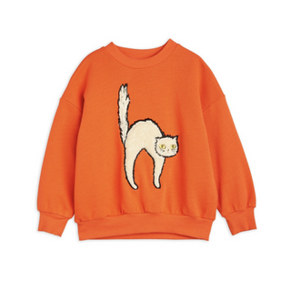 Mini Rodini Angry Cat Sweatshirt for kids on DLK