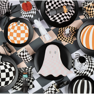 Checker Dinner Party Plates
