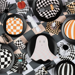 Halloween Checker Party Napkins on DLK by Meri Meri